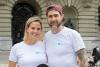 Le couple Burkarts lors de la journée familiale 2023