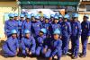 Un groupe d'électriciens en formation