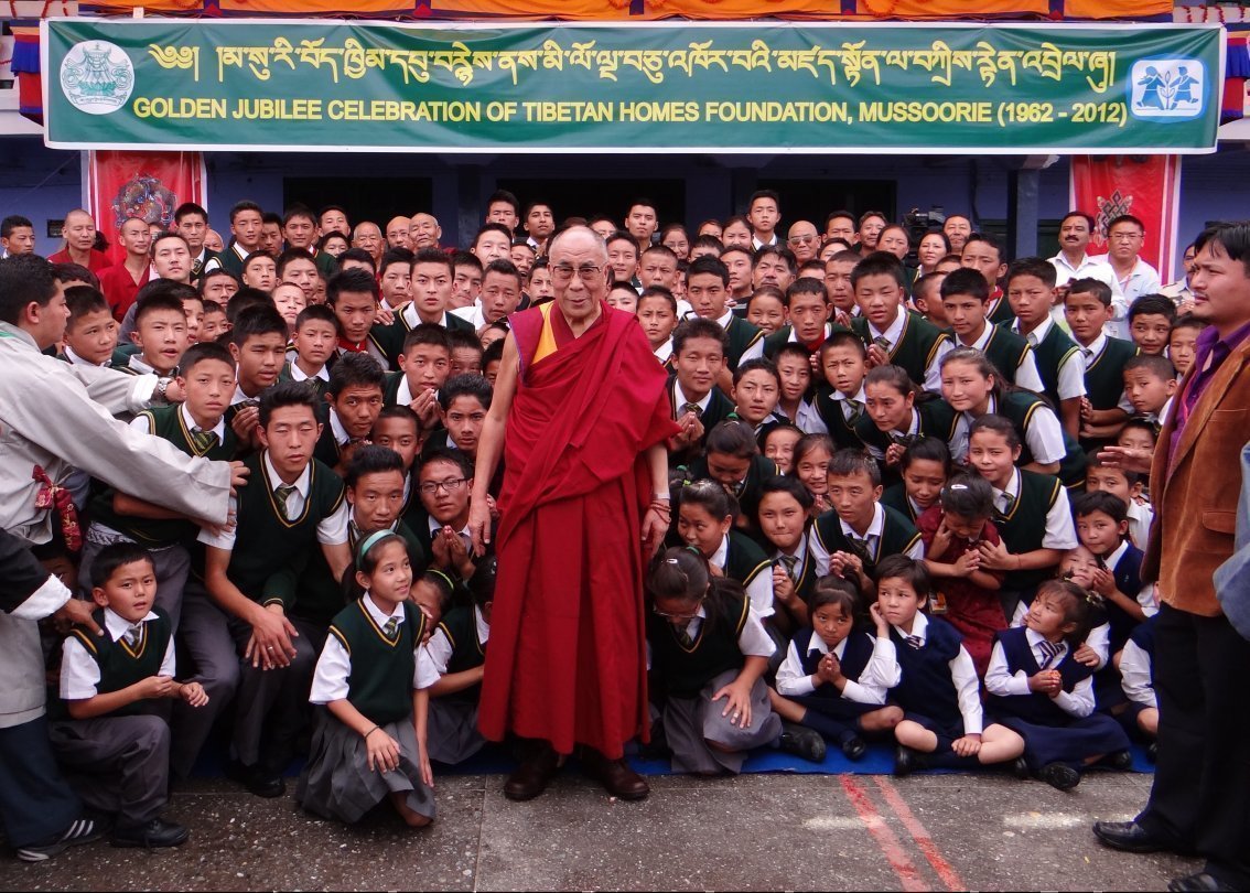 Le dalaï-lama est un ami de SOS Villages d'Enfants.