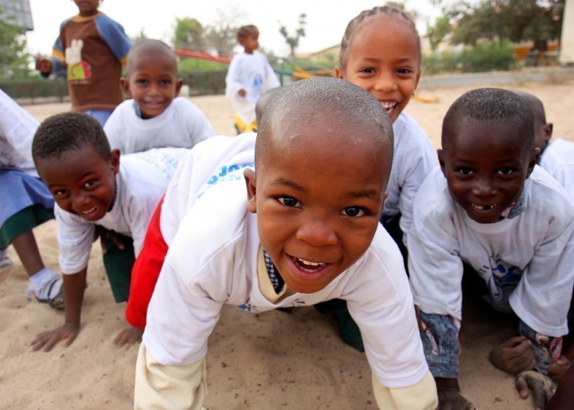 En faisant un don pour l'Afrique, vous permettez à des enfants de grandir en bonne santé.